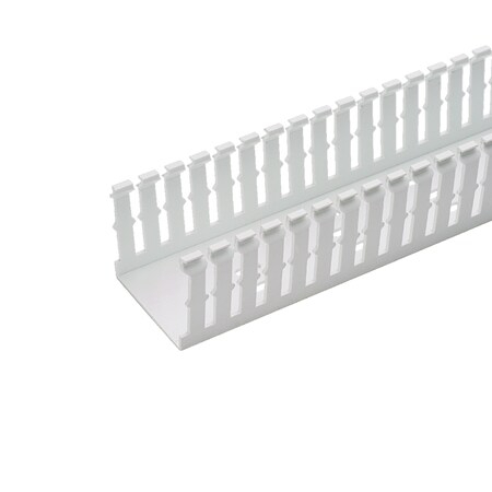 Panduit Base Wiring Duct, Type F, Narrow, Adhesive, White, 2" x 3" x 1' (6-Pack) F2X3WH6-A